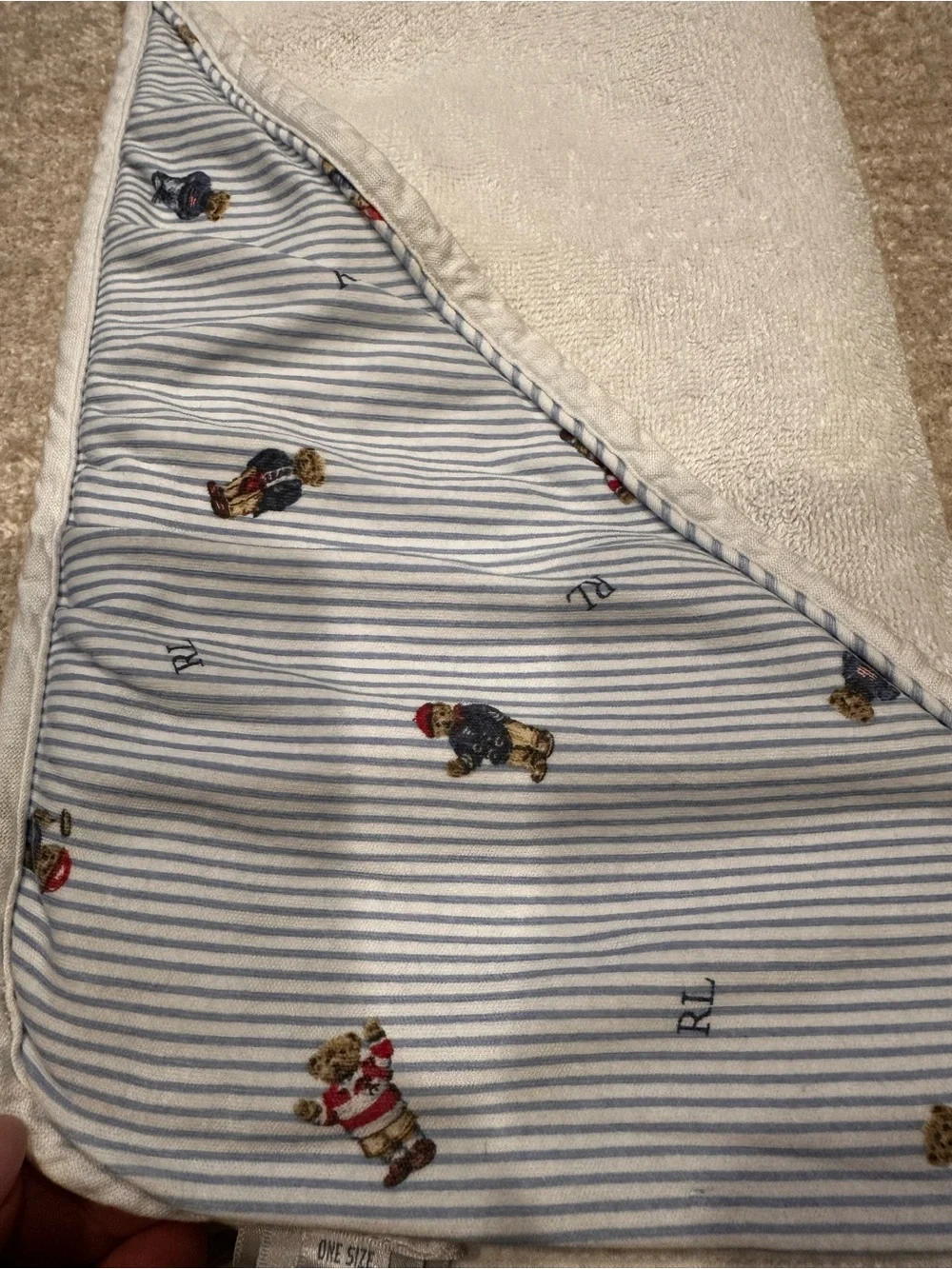 Ralph Lauren Hooded Baby Towel